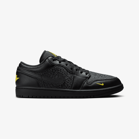 JORDAN | AIR JORDAN 1 LOW SE { BLACK/ANTHRACITE/TOUR YELLOW
