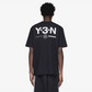 Y-3 | NBHD GRAPHIC TEE { BLACK/WHITE