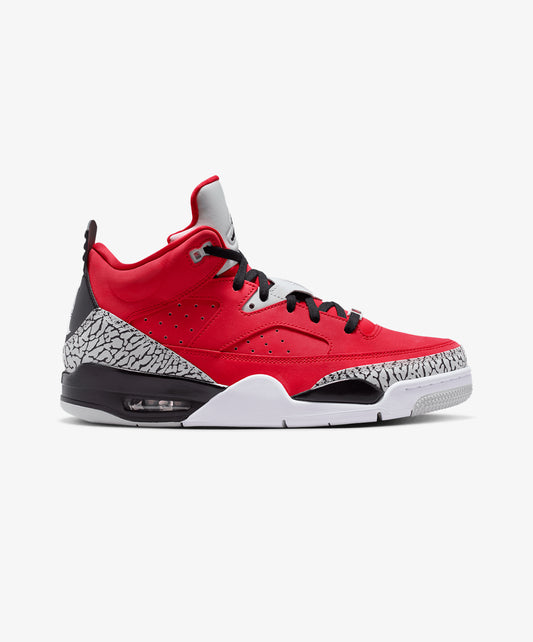 JORDAN | SON OF MARS LOW { FIRE RED/GREY MIST/WHITE/BLACK