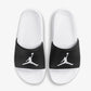 JORDAN | PARIS SAINT-GERMAIN JUMPMAN SLIDES { BLACK/WHITE-WHITE