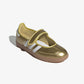 ADIDAS ORIGINALS | SAMBA JANE { GOLD METALLIC/CLOUD WHITE/GUM