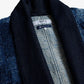 FDMTL | JACQUARD BORO HAORI RINSE { INDIGO