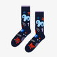 HAPPY SOCKS | ARIES CREW LENGTH SOCKS { MULTI
