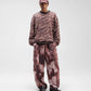 ALMOST GODS | EMBERSTRIPE CAMOUFLAGE BOXY SWEATSHIRT { CLAY