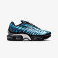 NIKE | AIR MAX PLUS VII { BLACK/CHROME-GAMMA BLUE