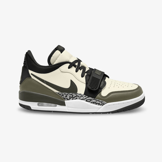 JORDAN | AIR JORDAN LEGACY 312 LOW { SAIL/MEDIUM OLIVE-BLACK-WOLF GREY
