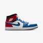 JORDAN | AIR JORDAN 1 MID {TRUE BLUE/SUMMIT WHITE-VARSITY RED-BLACK