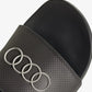 ADIDAS | ADILETTE AUDI F1 TEAM { UTILITY BLACK / UTILITY BLACK / CHALK PEARL