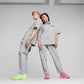 Puma | LUXE SPORT T7 SHIRT  { LIGHT GRAY HEATHER
