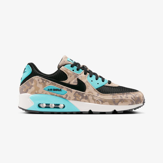Nike | AIR MAX 90 { SANDDRIFT/BLACK-AURORA GREEN-KHAKI