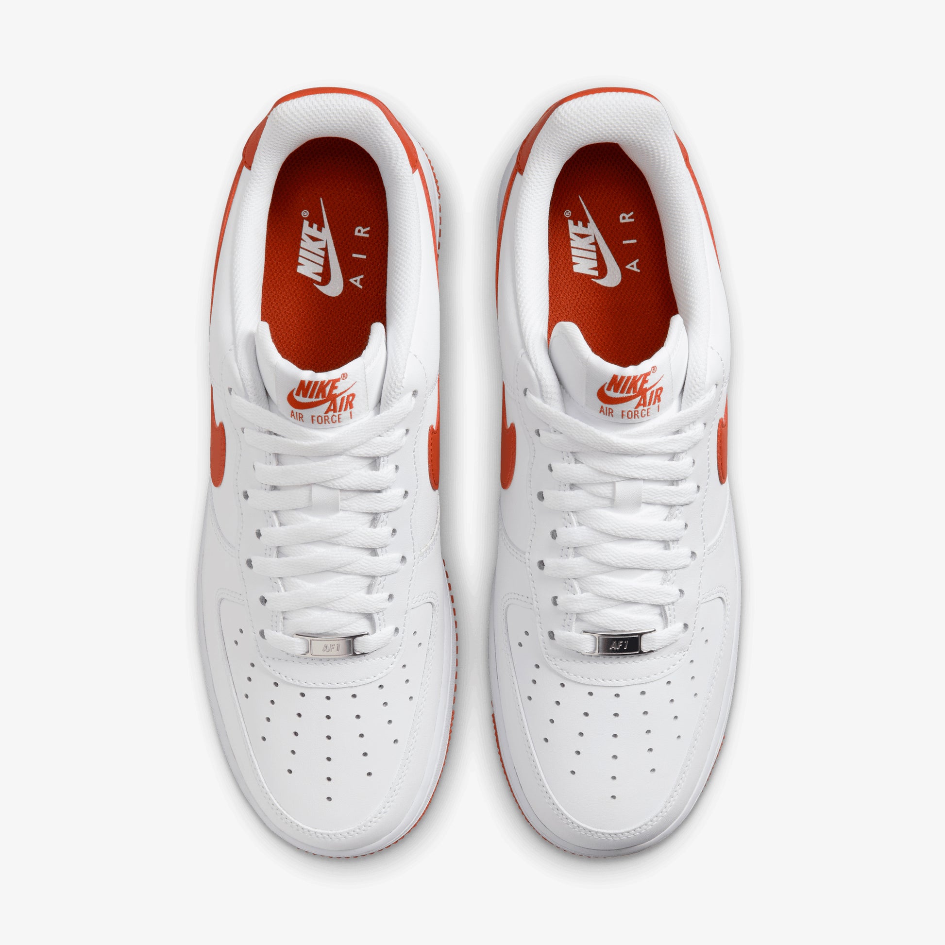 NIKE AIR FORCE '07 WHITE/DRAGON RED-WHITE