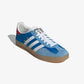 ADIDAS ORIGINALS | GAZELLE INDOOR { BRIGHT BLUE/CLOUD WHITE/GUM
