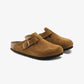Birkenstock | BOSTON SOFT FOOTBED SUEDE LEATHER  { BROWN/MINK