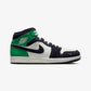 JORDAN | AIR JORDAN 1 MID SE { SUMMIT WHITE/BLACK-LUCKY GREEN