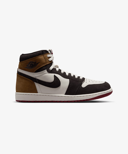 JORDAN | AIR JORDAN 1 RETRO HIGH OG "LOVE LETTER" { SHADOW BROWN/TEAM RED-LT BRITISH TAN
