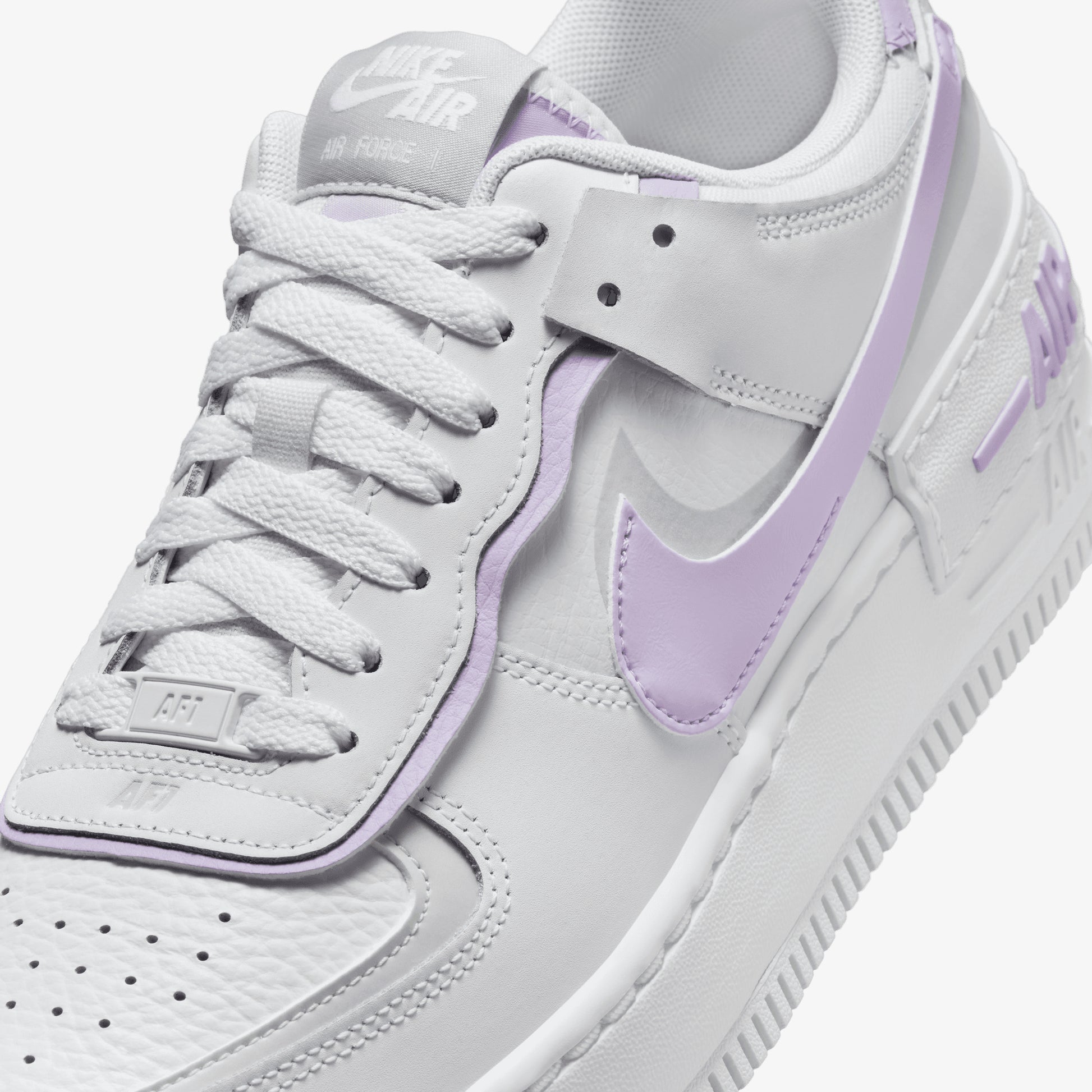 Nike Airforce Air Force Purple Tick Hotel Kalinga White Af1 Black