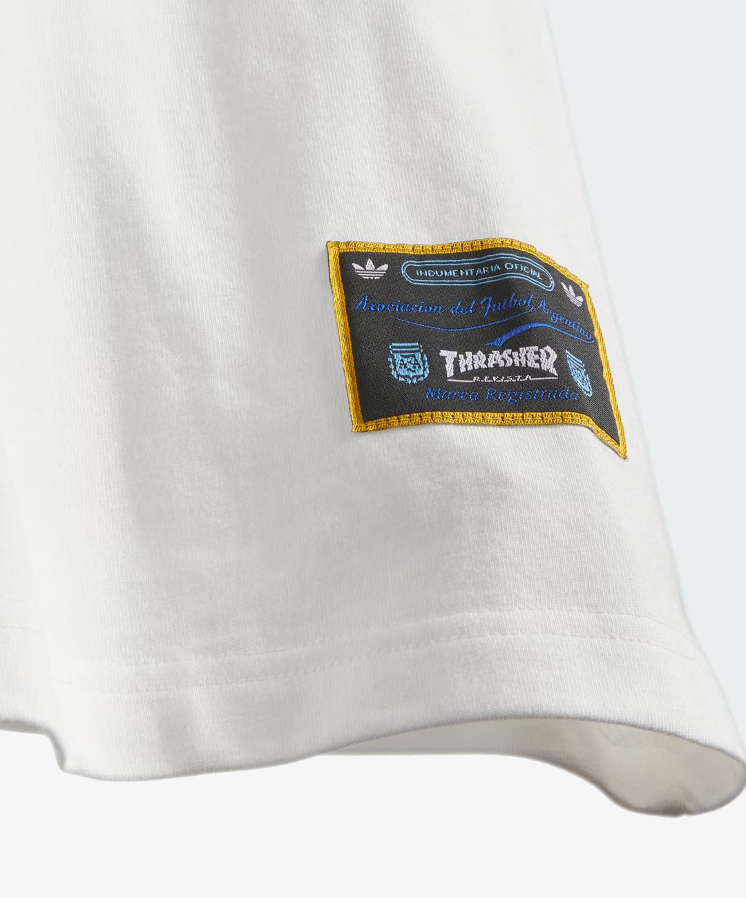 ADIDAS ORIGINALS | THRASHER x AFA ARGENTINA TEE { CORE WHITE