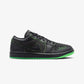 JORDAN | AIR JORDAN 1 LOW SE  { BLACK/BLACK-SCREAM GREEN-DK SMOKE GREY