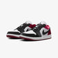 Jordan | AIR JORDAN 1 LOW { BLACK/BLACK-WHITE-TEAM RED