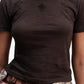 ALMOST GODS | LAYERED TOP { BROWN