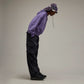 Y-3 | ORGANIC COTTON TERRY BOXY HOODIE  { TECH PURPLE