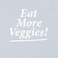 SPORTY & RICH | EAT MORE VEGGIES HOODIE { BABY BLUE/WHITE