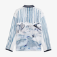 PUMA | x KIDSUPER MTY JACQUARD RETRO SHIRT { WHITE/DEEP NAVY