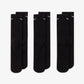 NIKE | EVERYDAY CUSHIONED TRAINING CREW SOCKS { BLACK/WHITE