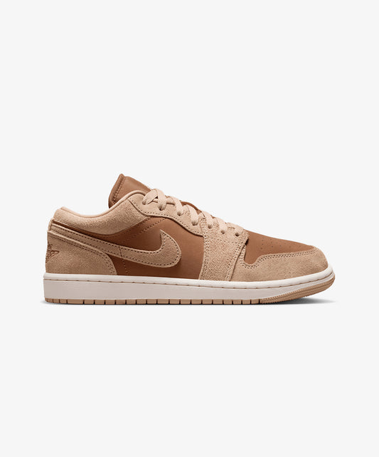 JORDAN | AIR JORDAN 1 LOW { LEGEND MD BROWN/LT BRITISH TAN-CHALK
