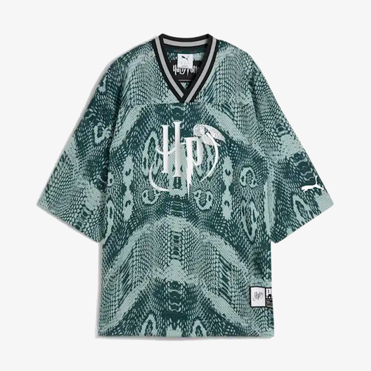 PUMA | HOOPS x HARRY POTTER BASKETBALL JERSEY { GREEN TERRAIN-AOP