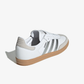 ADIDAS ORIGINALS | SAMBA OG { CLOUD WHITE/SILVER METALLIC/GREY ONE