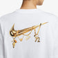 NIKE | LOOSE SHORT-SLEEVE GRAPHIC T-SHIRT { WHITE