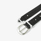 Aries | CROC STUDDED MAZZO BELT { BLACK