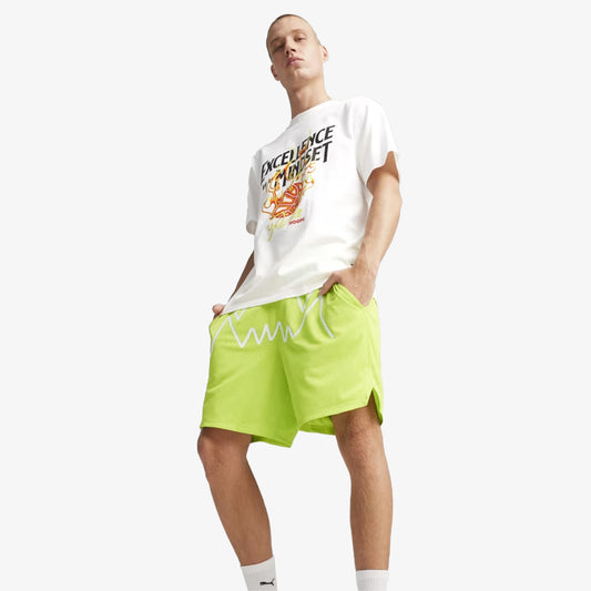 Puma | HOOPS EXCELLENCE BASKETBALL TEE  { WHITE