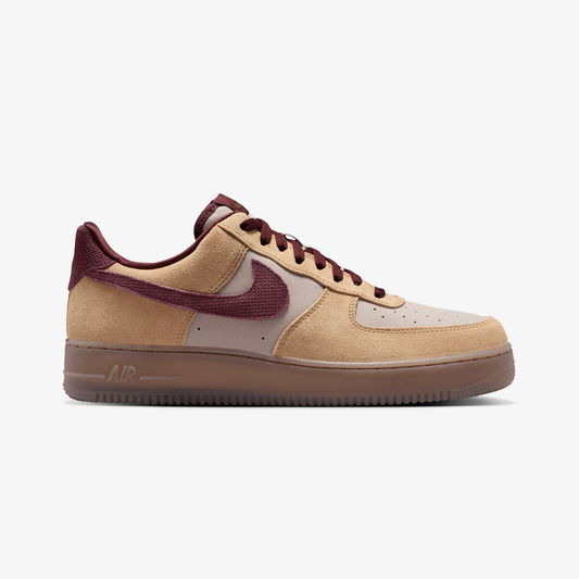 Nike | AIR FORCE 1 '07 PREMIUM { LINEN/BURGUNDY CRUSH-MOON PARTICLE