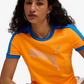 PUMA | x FENTY T7 SLIM FIT T-SHIRT { RICKIE ORANGE