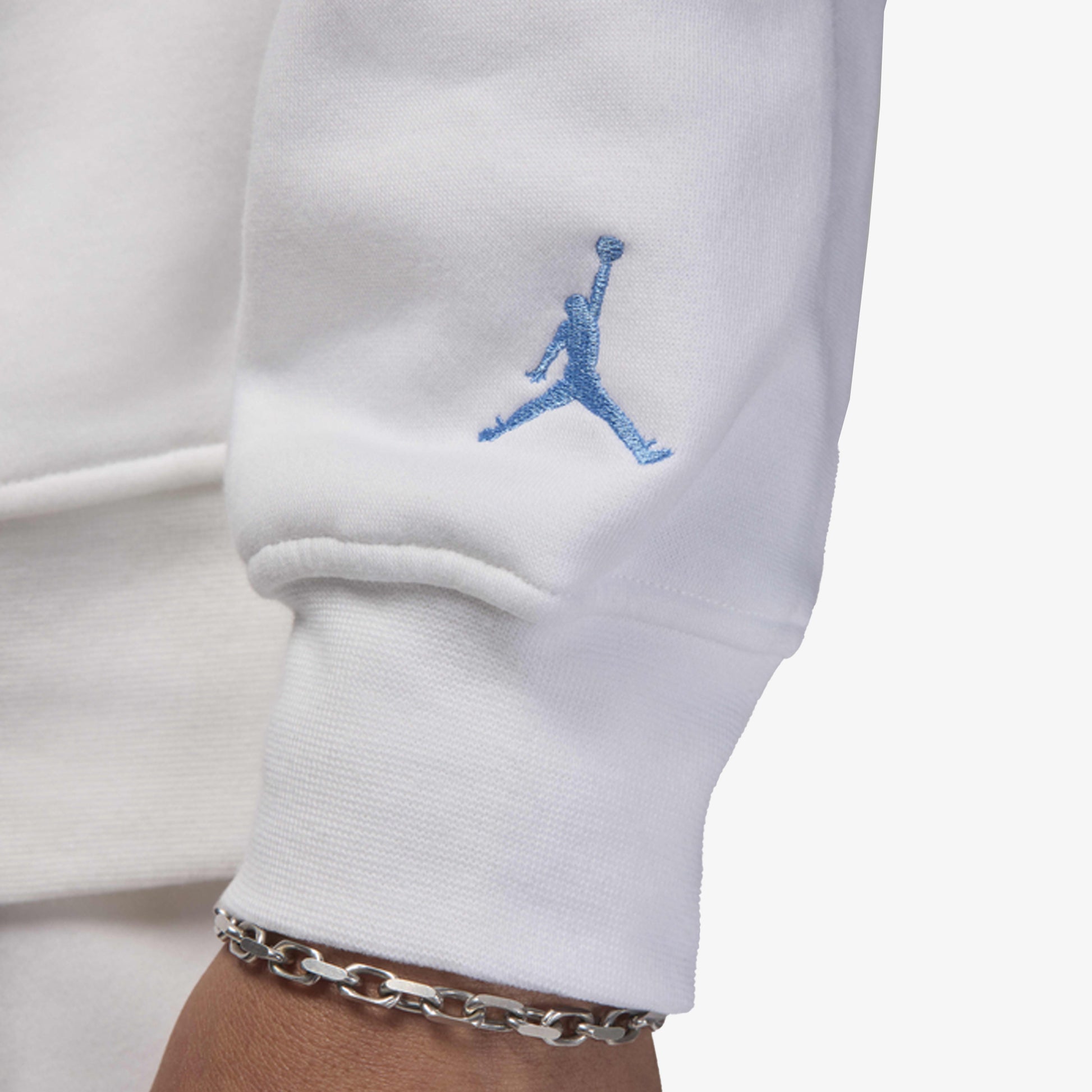 JORDAN FLEECE CREW-NECK SWEATSHIRT WHITE – Superkicks