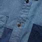 FDMTL | PATCHWORK S/S SHIRT RINSE  { INDIGO