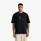 F A R A K | BASICS BLOCK PRINTED TEE { BLACK