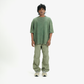 Superkicks | SIGNATURE WASHED TEE { OLIVE GREEN