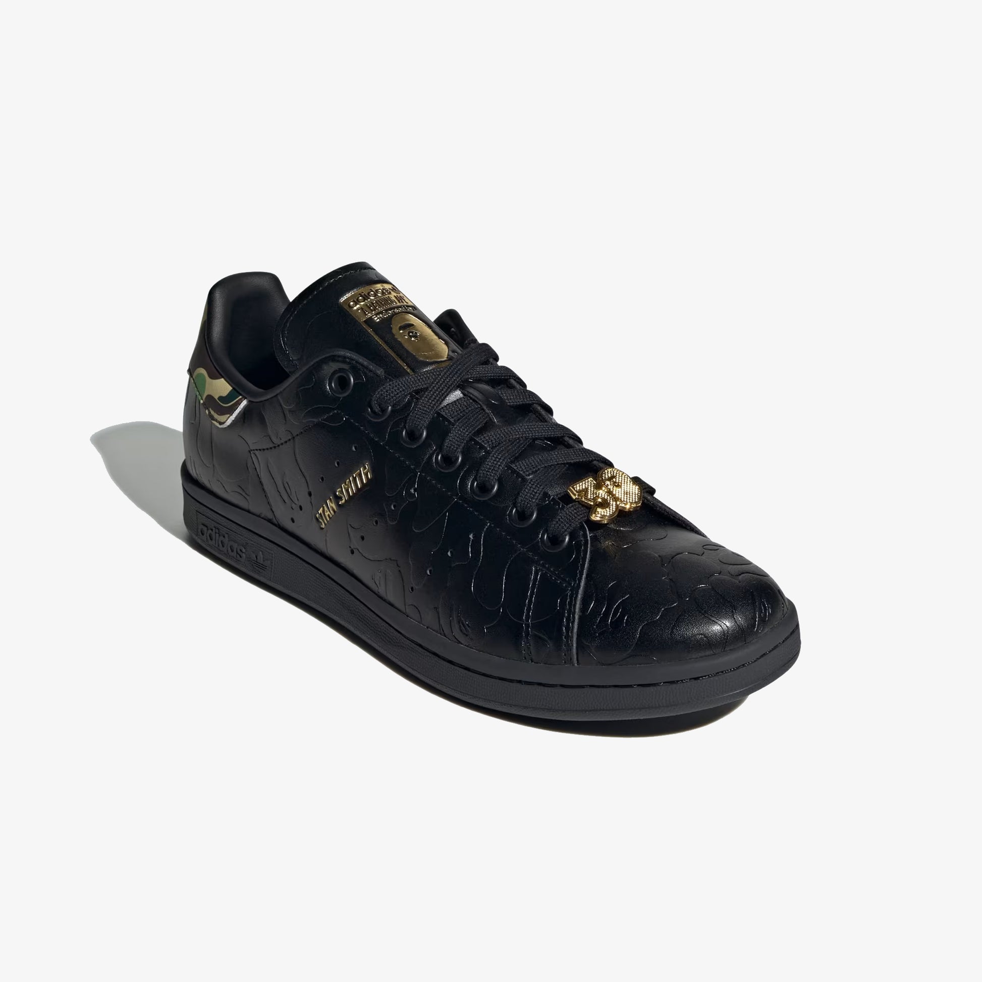 Adidas Originals X BAPE STAN SMITH CORE BLACK/GOLD METALLIC