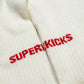 Superkicks | CREW SOCKS  { WHITE/WHITE/WHITE