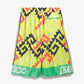 Adidas Originals | x CHAVARRIA AOP GOALKEEPER SHORT { SOLAR LEMON/PURE PURPLE/SOLAR TURBO