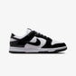 NIKE | DUNK LOW SE "GLOSS" { WHITE/BLACK-WHITE-METALLIC SILVER