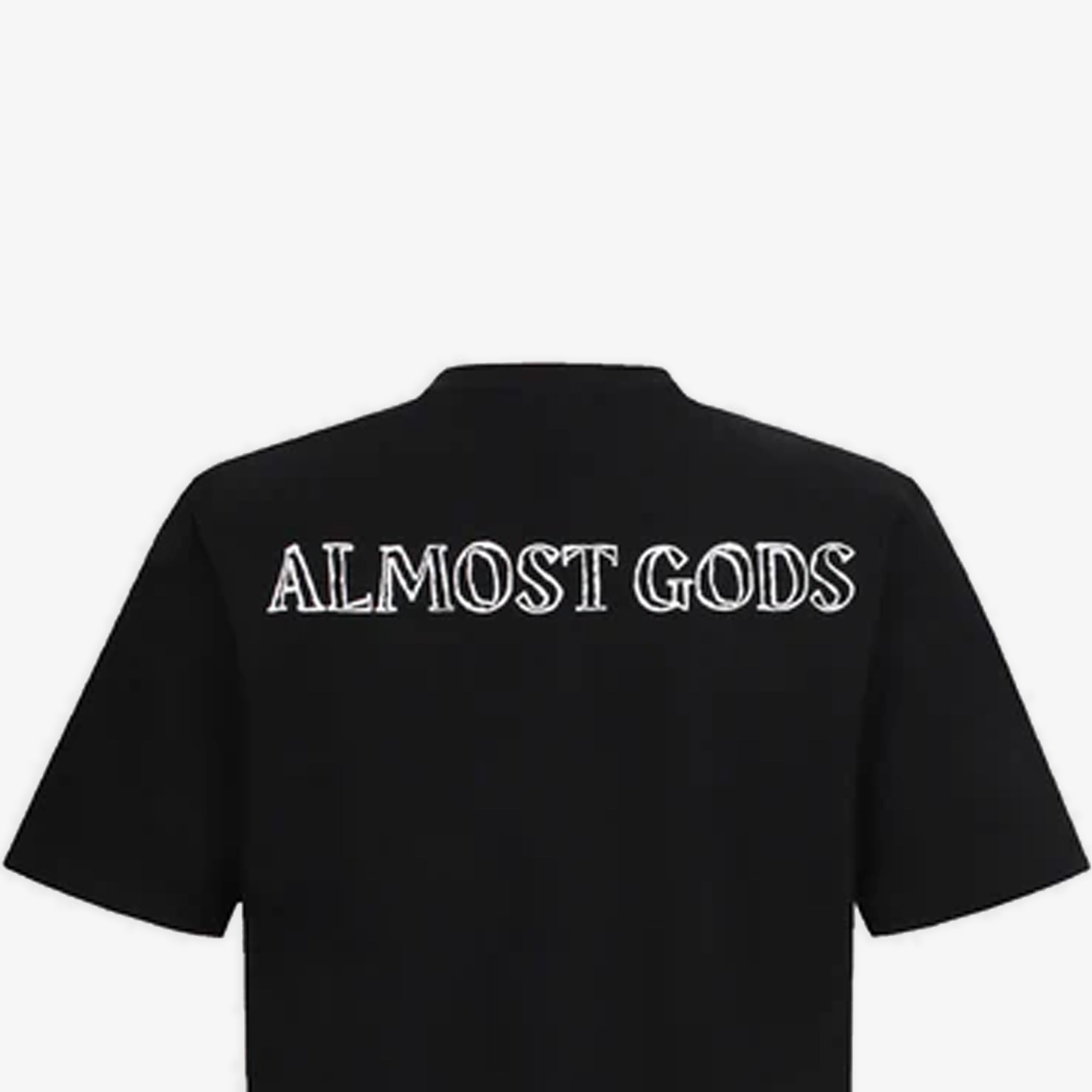 ALMOST GODS | ALPHA CROSS CHAIN LINK TEE { BLACK – Superkicks