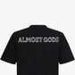 ALMOST GODS | ALPHA CROSS CHAIN LINK TEE { BLACK