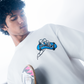 SUPERKICKS | GRIM SKATER' TEE { WHITE