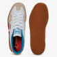 PUMA | PALERMO LEATHER { PUMA WHITE/FOR ALL TIME RED