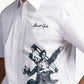 ALMOST GODS | VICTORIA FRESCO RELAXED SHIRT { WHITE
