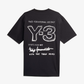 Y-3 | SHORT SLEEVE TEE { BLACK